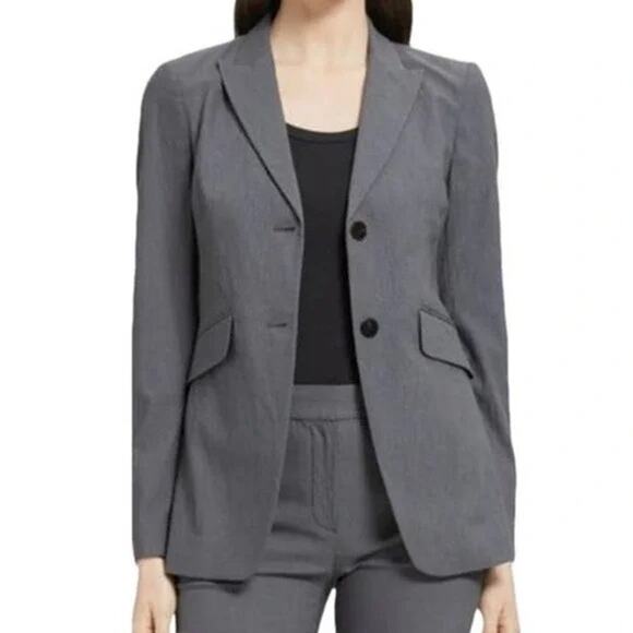 NWT Theory Andorie Tailored Blazer in Stretch Viscose Blend Size 6